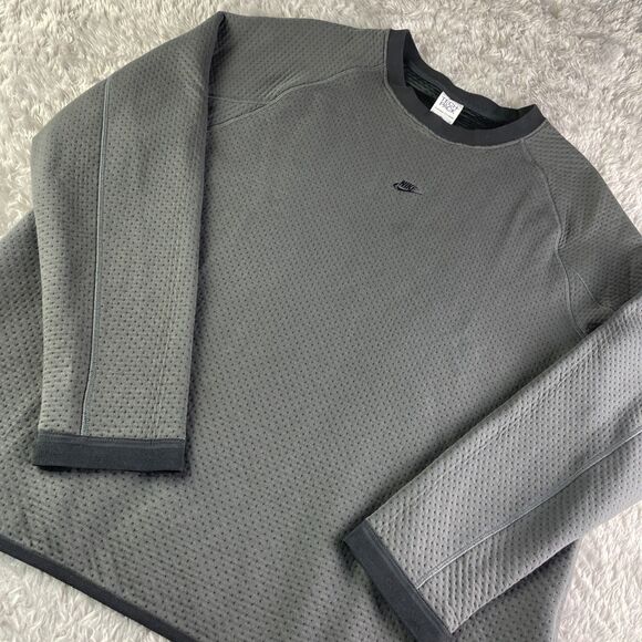 Nike Thermal Shirt Mens Extra Large Gray Black Tech Pack Therma-FIT ADV - Picture 1 of 8